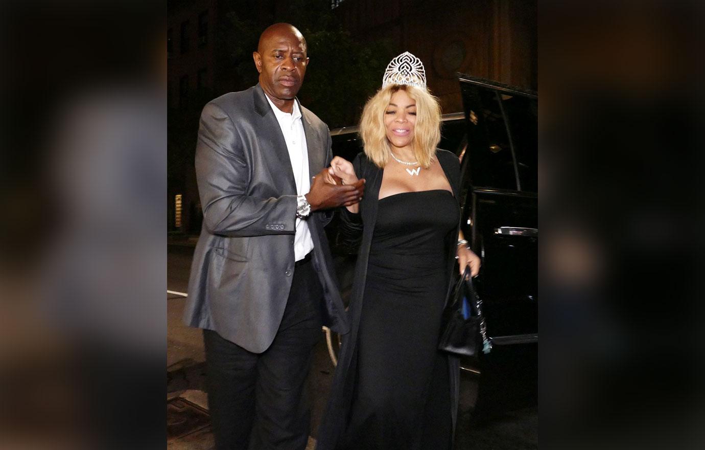 Wendy Williams Seen Arriving To Birthday Party In Tiara and LV Sneakers wendy williams 55th birthday