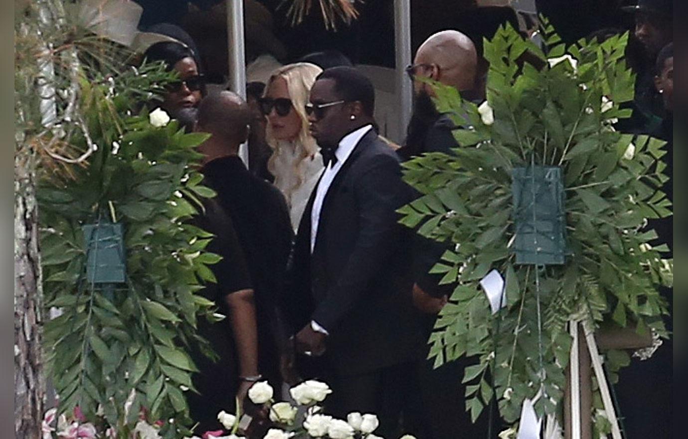 Diddy Delivers Heartfelt Eulogy At Kim Porter's Funeral