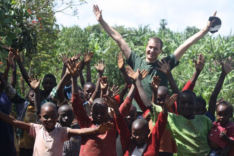 Ryan Hreljac with Children Impacted by Ryan&#8217;s Wells