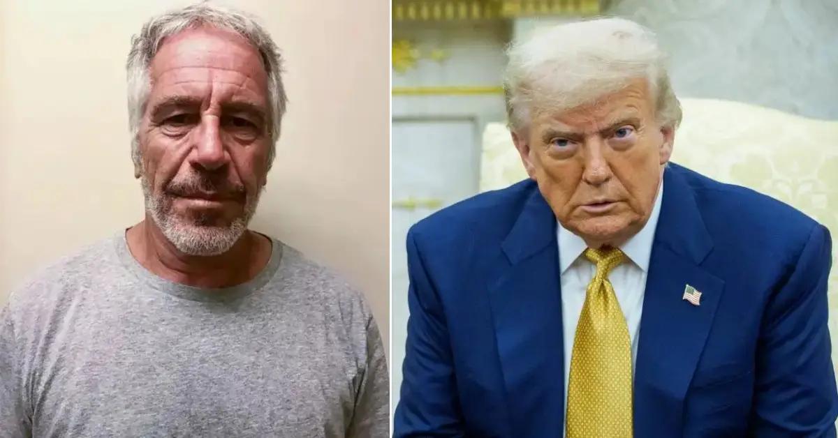 image of Photos confirmed Jeffrey Epstein was in attendance at Donald Trump's 1993 wedding to Marla Maples.