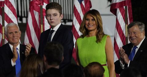 Photo of Melania and Barron Trump.