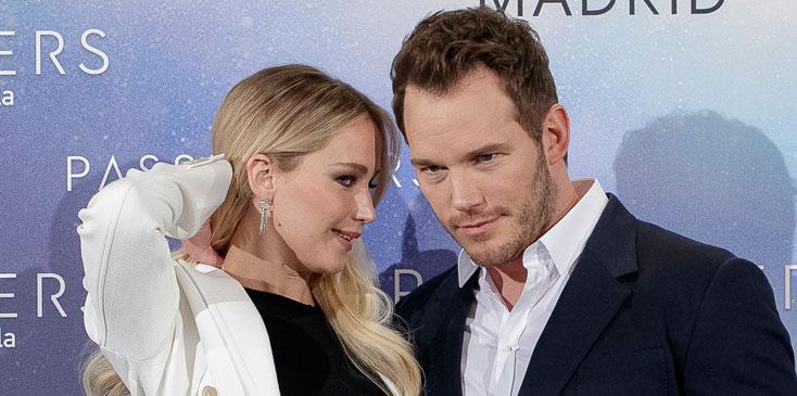 chris pratt jennifer lawrence awkward sex question long