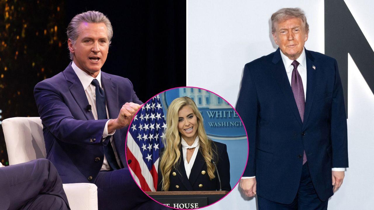 Gavin Newsom, Katie Zacharia, Donald Trump