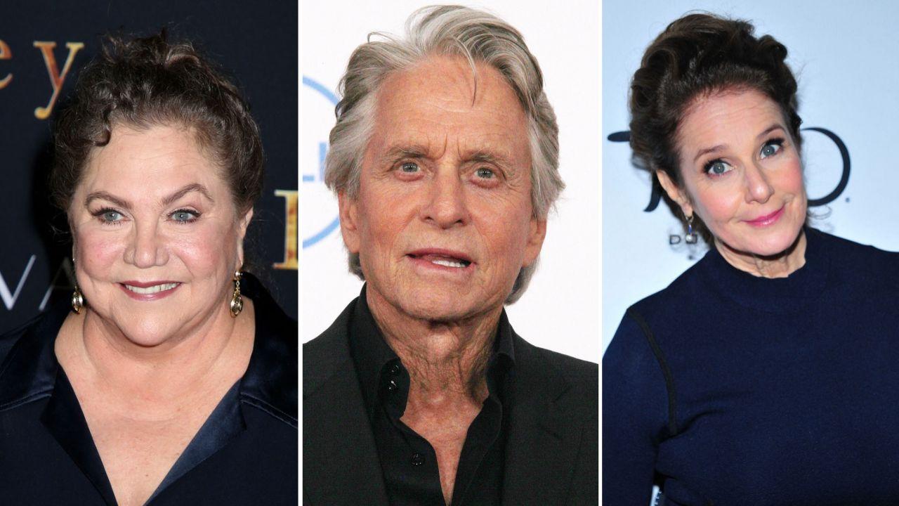Michael Douglas, Kathleen Turner, Debra Winger