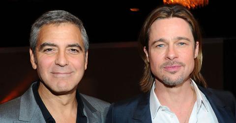 Brad pitt george clooney friends ok hero