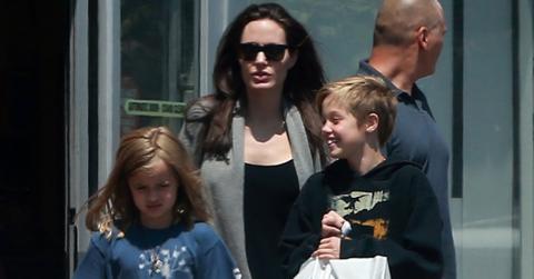 Angelina Jolie Kids Shopping Toys R Us Pics Long