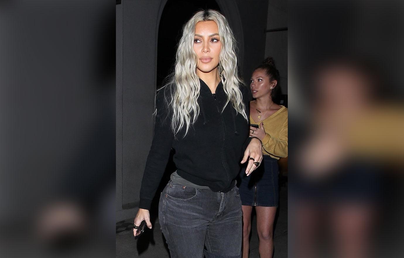 Kim Kardashian and Kanye West start the weekend at Craig&#8217;s for date night