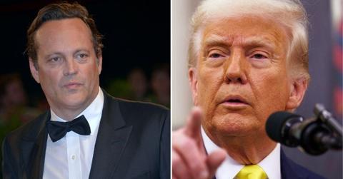 photo of Vince Vaughn and Donald Trump