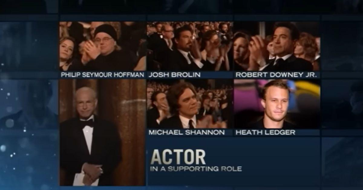 heath ledger won an oscar after his death