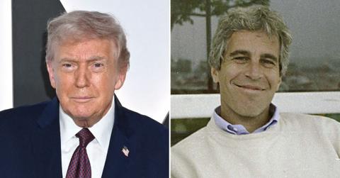 Photo of Donald Trump and Jeffrey Epstein