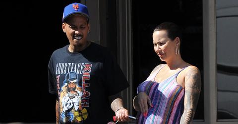 prengnant amber rose alexander edwards