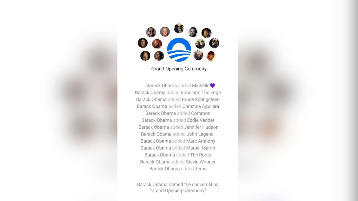 Image of The foundation announced the lineup through a social media group chat.