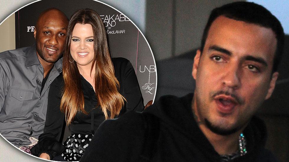 French montana khloe kardashian love triangle lamar odom