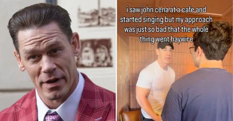 Composite photo of John Cena and Harry Daniels