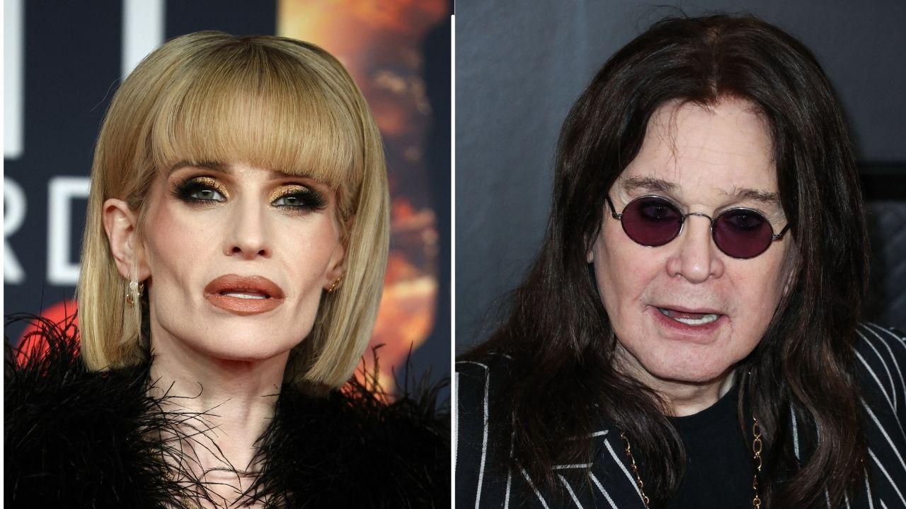 split image of Kelly Osbourne and Ozzy Osbourne