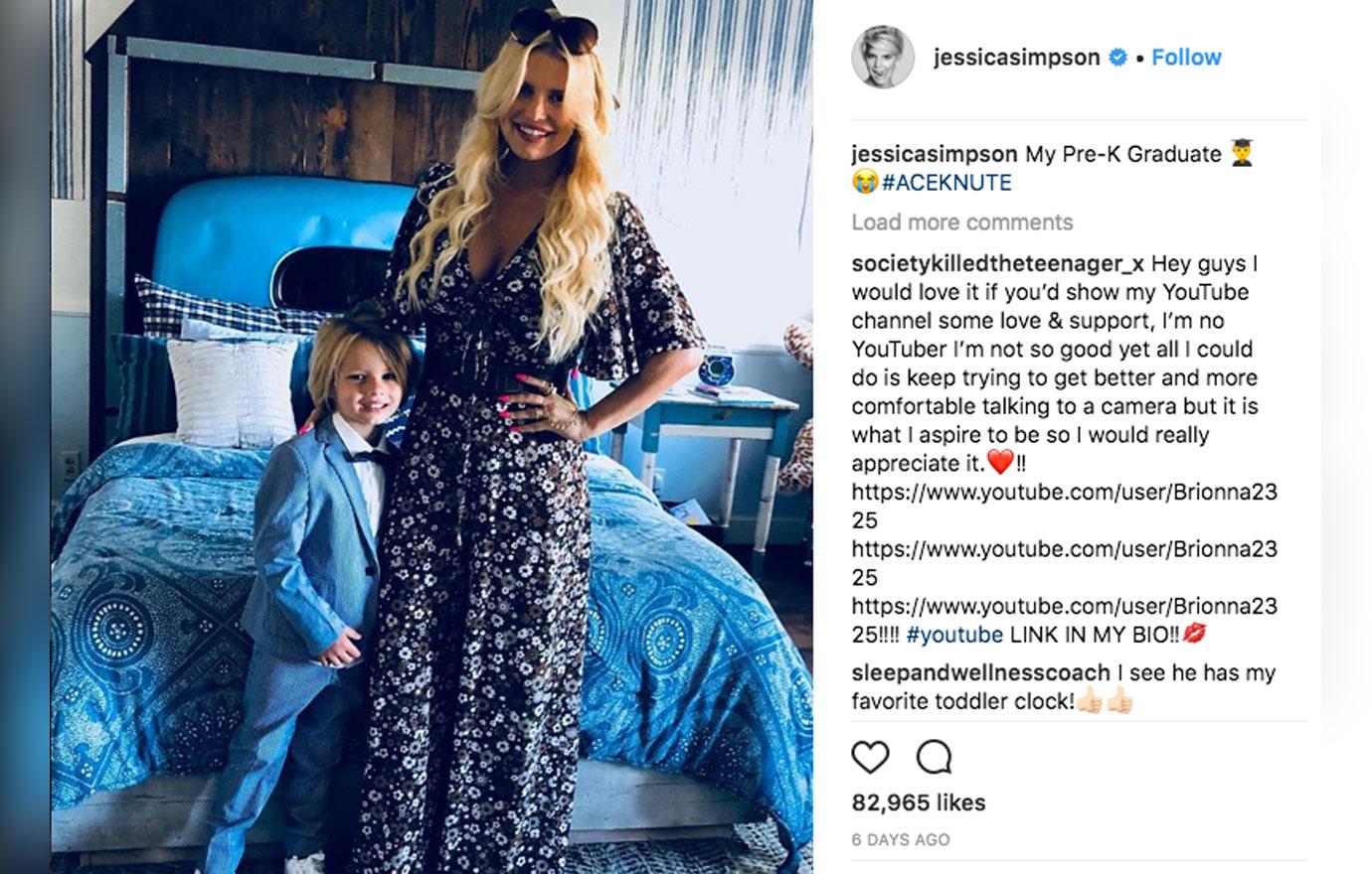 Jessica simpson breaks down son hospital 1