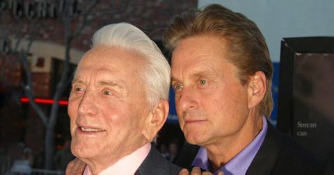 Photo of Kirk Douglas and Michael Douglas