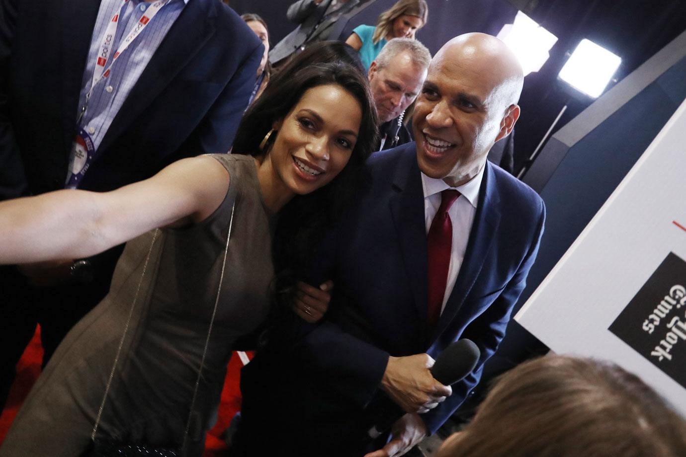 rosario dawson cory booker