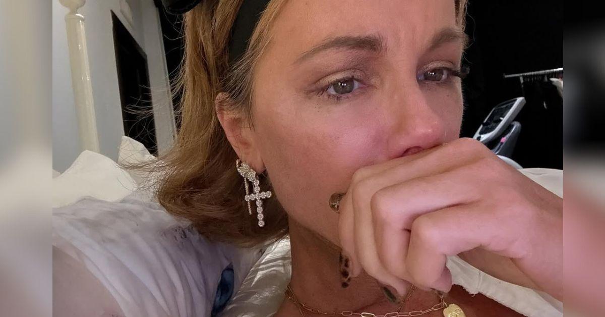 image of Kate Beckinsale isn't afraid to post crying selfies on Instagram. 