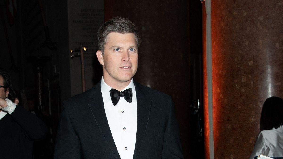 Image of Colin Jost mocked Donald Trump by teasing he might not win the peace prize.