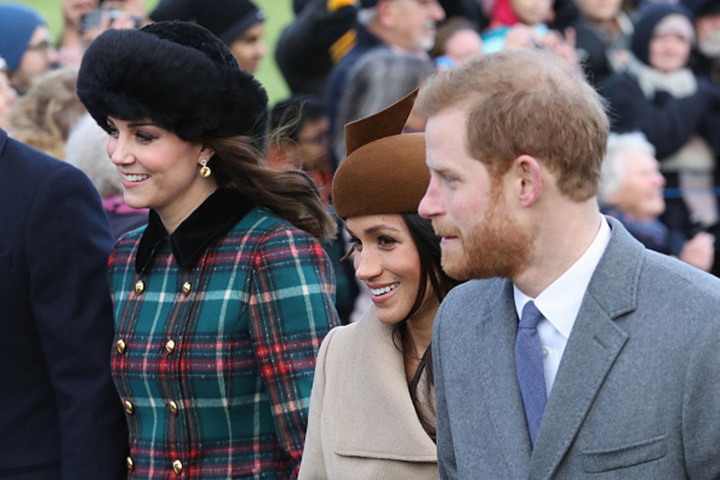 Members Of The Royal Family Attend St Mary Magdalene Church In Sandringham