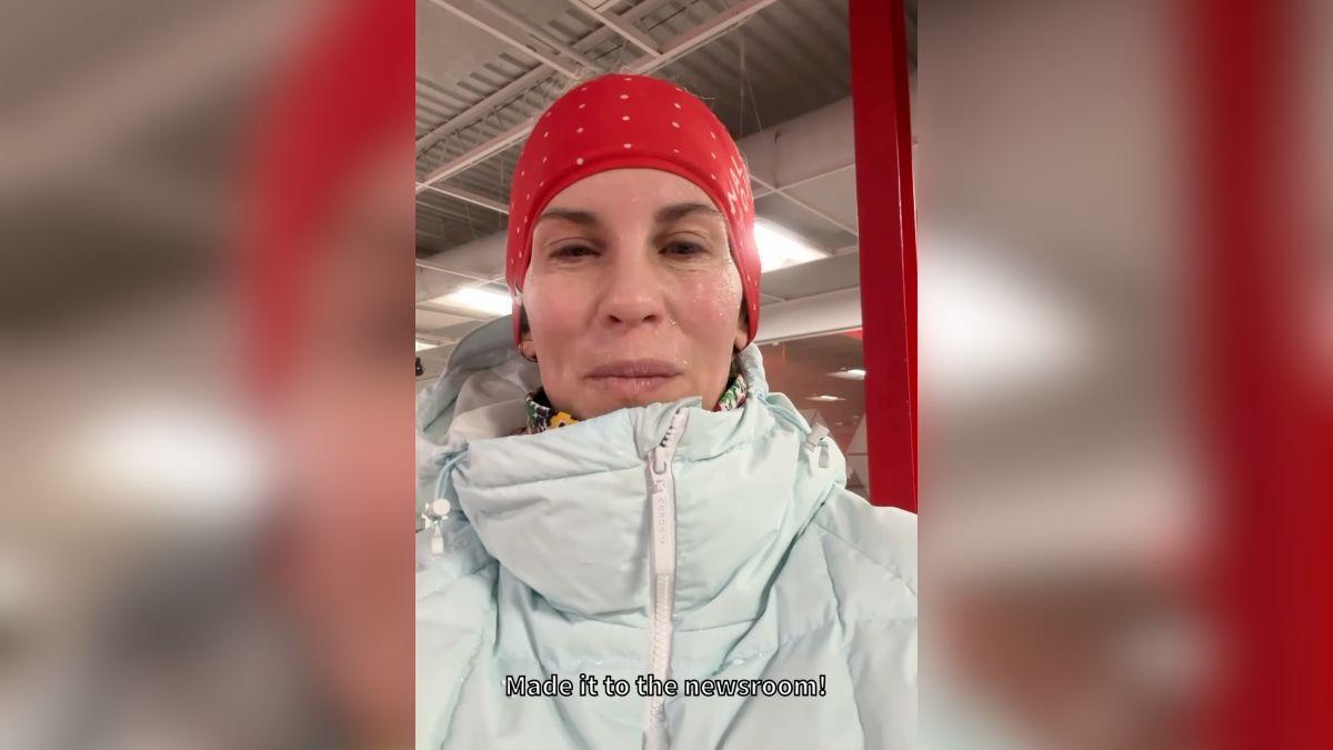 Image of Erika Tarantal shared a triumphant ‘I made it to the newsroom!’ moment.