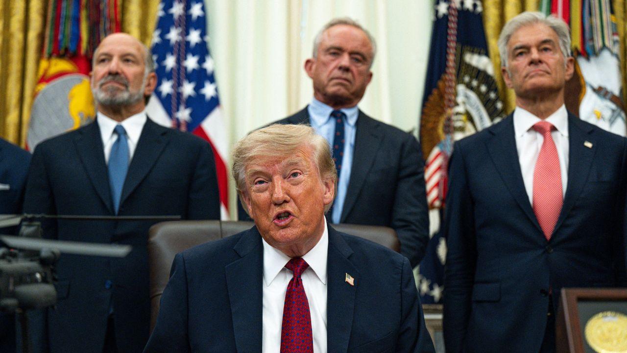Image of The United States Department of Justice opened an antitrust investigation into ABC, CBS, CNN, Fox News, and NBC over their response to changes in White House press pool coverage.