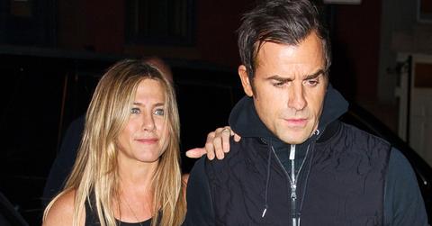 Jennifer Aniston and Justin Theroux spotted out for dinner at the Smile restaurant†in New York City