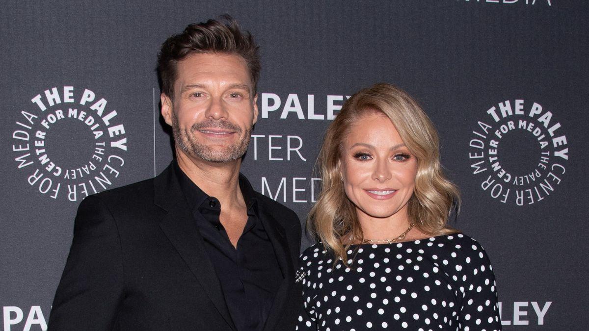 Photo of Kelly Ripa and Ryan Seacrest.