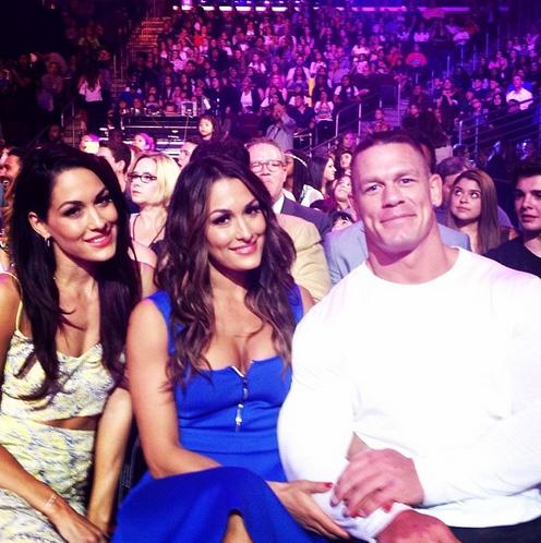 Bella Twins John Cena