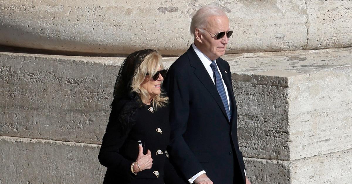 Image of Jill and Joe Biden met on a blind date in 1975.