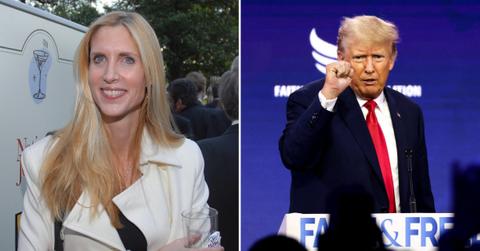 ann coulter claims donald trump dissed her afraid