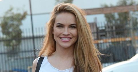 Chrishell Stause Wearing A White Shirt