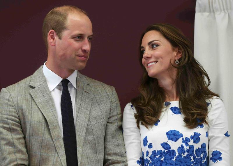 The Duke and Duchess of Cambridge visit Keech Hospice Care