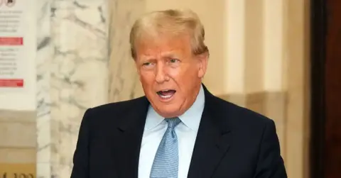 Composite photo of former President Donald Trump