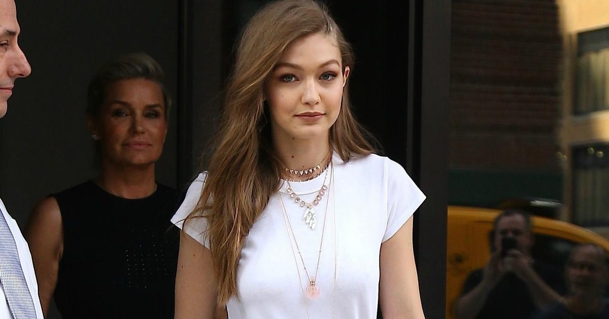 Gigi Hadid Dares To Bare In An All White Outfit Without A Bra On In Nyc 