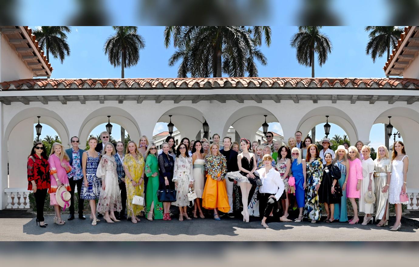 a yagp palm beach luncheon dancers and guests