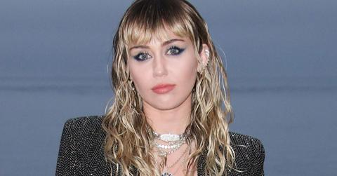 Miley Cyrus Black Blazer Wet Hair Cryptic Instagram Goodbyes Kaitlynn Carter Split