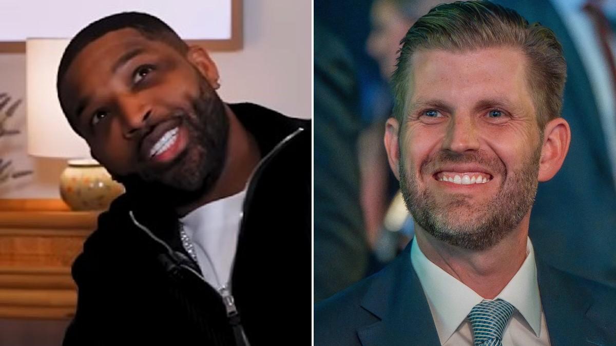 split of Tristan Thompson & Eric Trump. 