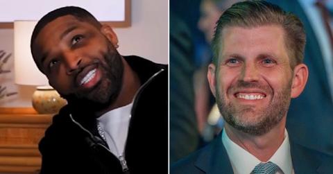 split of Tristan Thompson & Eric Trump.