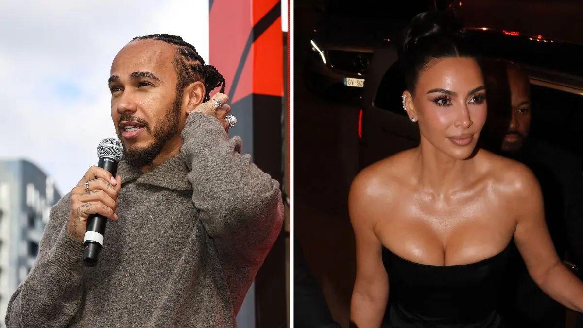 Photo of Lewis Hamilton and Kim Kardashian's paths first crossed in 2014.