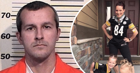 Composite photo of Chris Watts and his family.