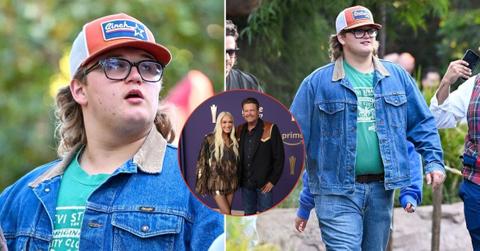 Photo of Zuma Rossdale, Gwen Stefani and Blake Shelton