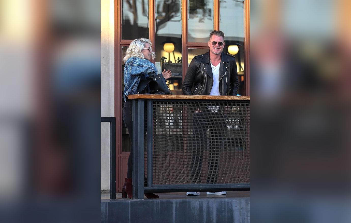 Eric Dane spotted with a sexy blonde as his wife Rebecca Gayheart files for divorce!