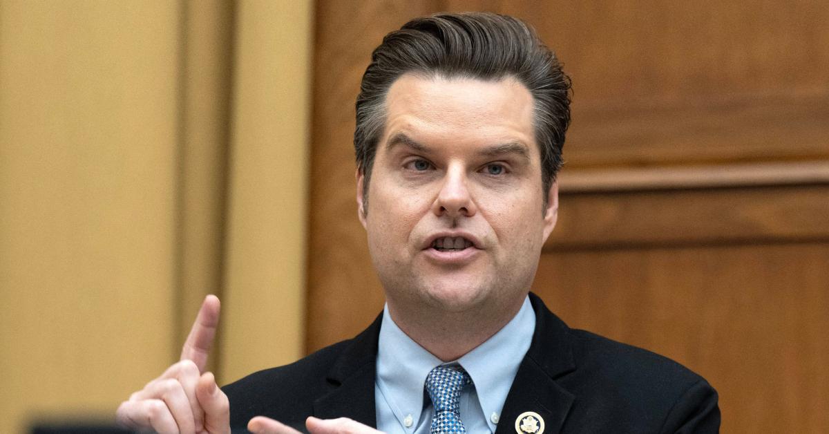 matt gaetz paid  year old girl drugs in office ethics report finds