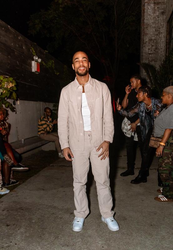 kendrick sampson celebrates black joy at the inaugural b hen block party new york edition presented by smirnoff pink lemonade vodka captain morgan original spiced rum and deleon blanco tequila