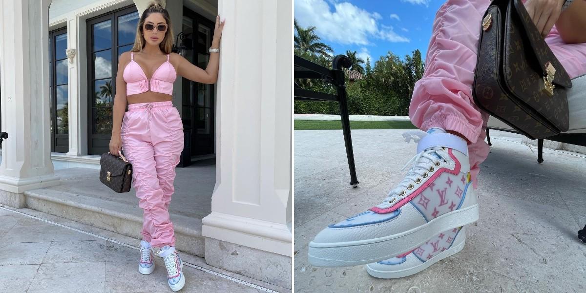 Shop Rainbow Sneakers Inspired By Larsa Pippen