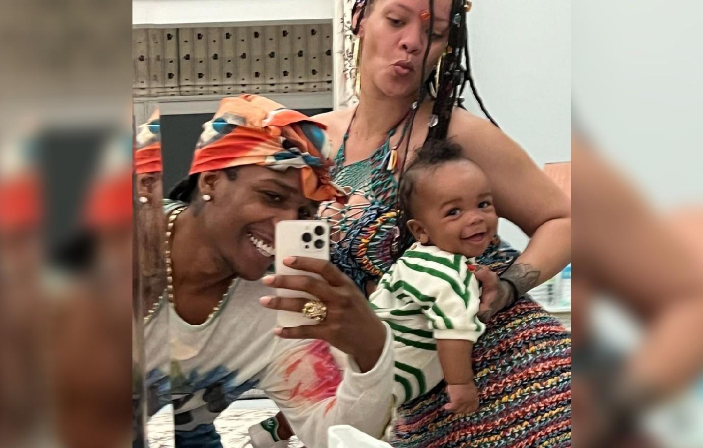 Rihanna And A$AP Rocky Celebrated Their Baby's First Birthday With Adorable  Family Pictures