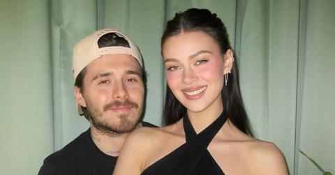 Photo of Brooklyn Beckham and Nicola Peltz.