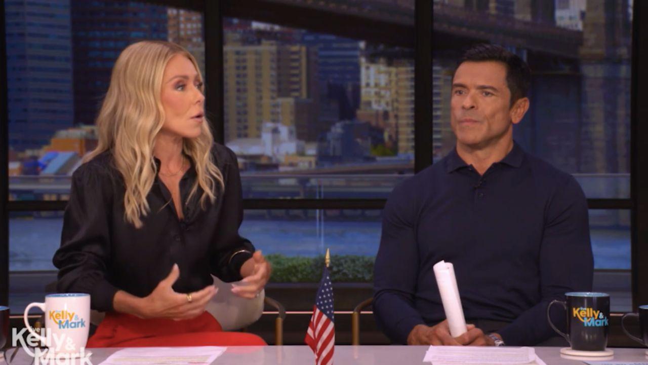 Image of Kelly Ripa said her mom used to make her wear her old dance recital costumes. 